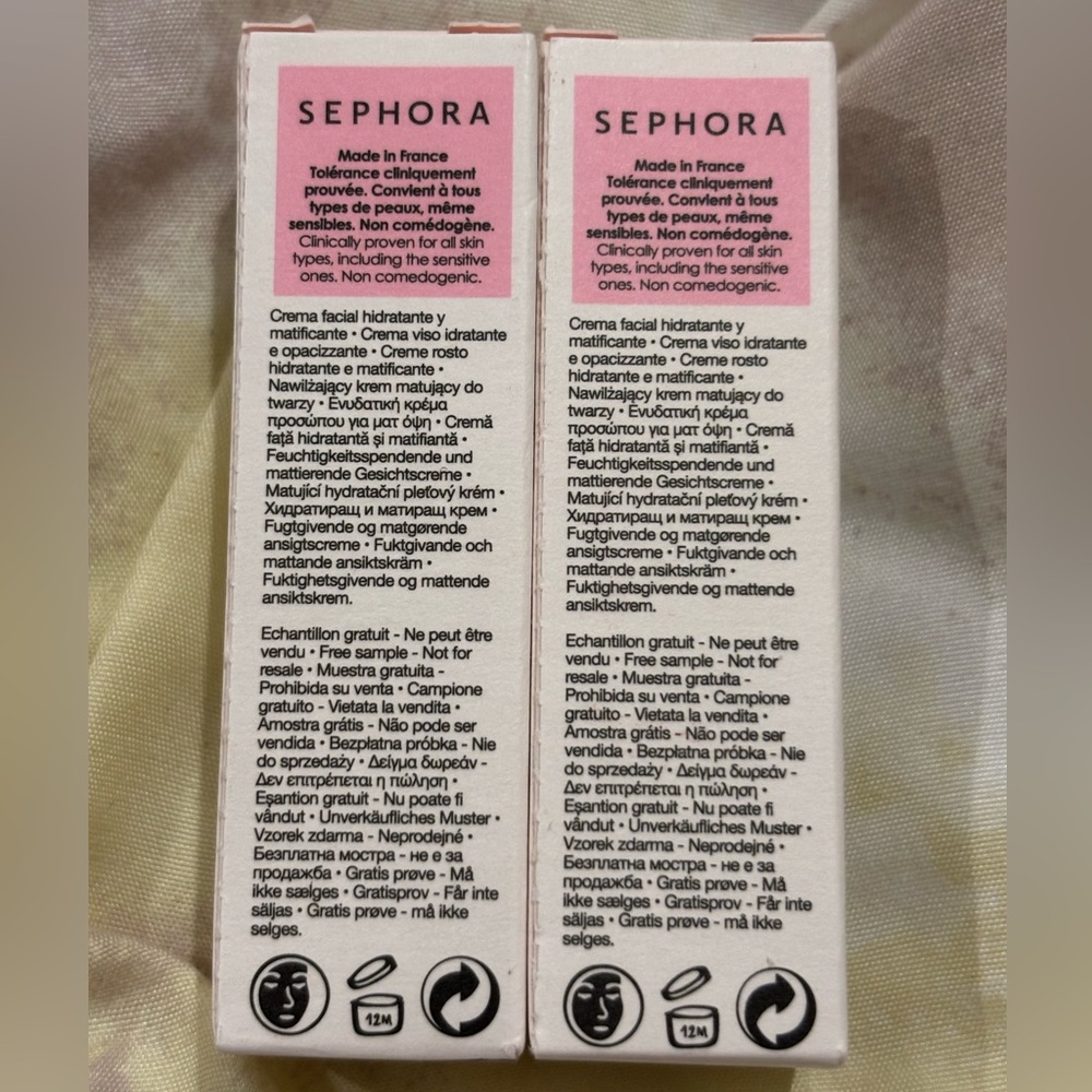 Two Sephora Super Matte Moisturizer Mini 10ml - Picture 5 of 5